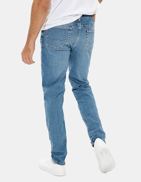 Jeans skinny American Eagle lavado claro para hombre