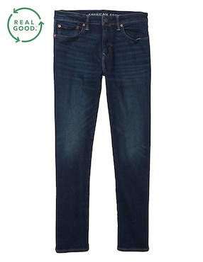 Jeans straight American Eagle lavado obscuro para hombre