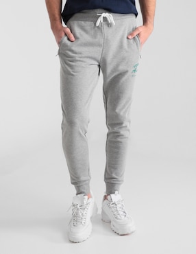Pantalón jogger de tela para hombre color gris Bolf 0011 GRIS