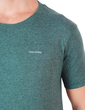 Playera Too Good cuello redondo para hombre