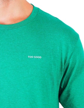 Playera Too Good cuello redondo para hombre