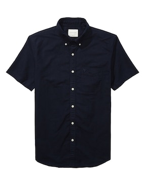 Camisa casual American Eagle de algodón manga corta para hombre