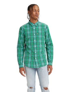 camisa levis blanca hombre