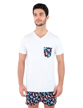 Playera Ocean Slave cuello V para hombre