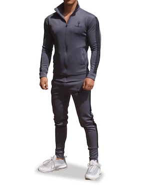 Conjunto deportivo regular John Leopard con elástico para hombre