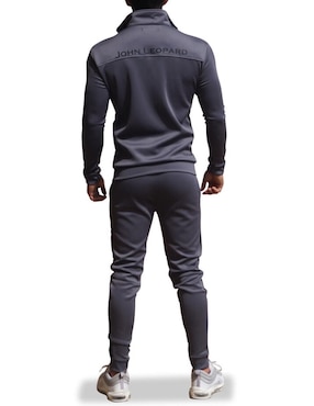 Conjunto deportivo regular John Leopard con elástico para hombre