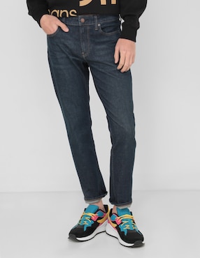 Jeans slim Calvin Klein lavado obscuro para hombre