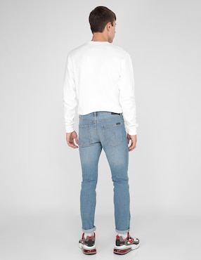 Jeans slim Calvin Klein lavado claro para hombre