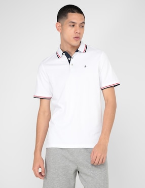 Playera Tipo Polo Jack & Jones Para Hombre