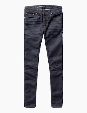 Jeans straight American Eagle lavado rinse para hombre
