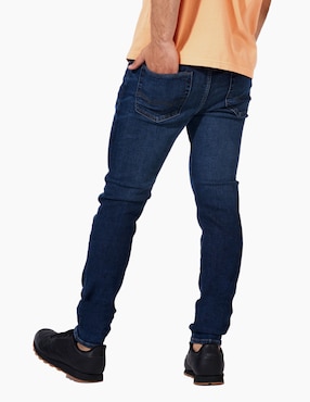Jeans skinny American Eagle lavado deslavado para hombre