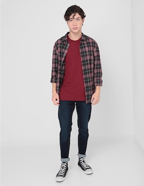 Jeans skinny That's It lavado deslavado para hombre