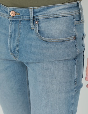 Jeans skinny Jack & Jones lavado claro para hombre