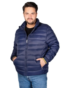 Chamarra casual Greenlander capitonada para hombre