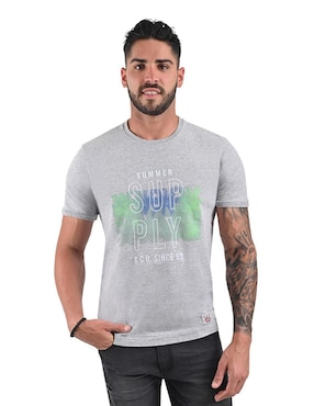 Playera Supply Cuello Redondo Para Hombre