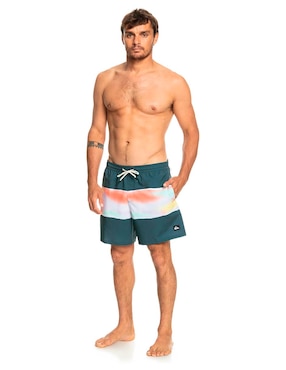 Traje De Baño Quiksilver Con Bolsillos Para Hombre