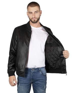 Chamarra casual Greenlander con bolsillos para hombre
