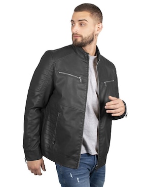Chamarra casual Greenlander bolsa con cierre para hombre
