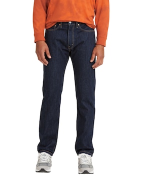 Jeans skinny Opp's Jeans 101001-f1007 lavado obscuro corte cintura