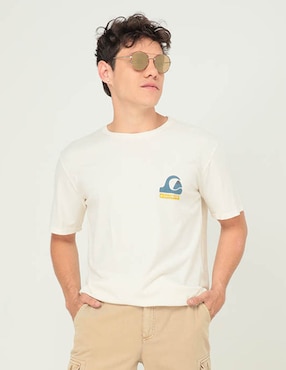 Playera Quiksilver Andy & Andy Cuello Redondo Para Hombre