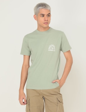 Playera Quiksilver Cuello Redondo Para Hombre