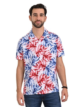 Camisa Casual Supply Manga Corta Para Hombre