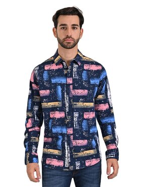 Camisa Casual Supply De Algodón Manga Larga Para Hombre