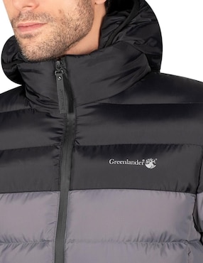 Chamarra Greenlander repelente al agua con capucha para hombre