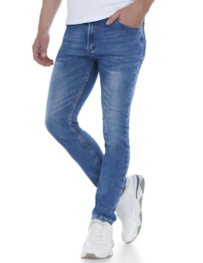 Jeans Slim Savage Monkey Wellspring Lavado Rinse Para Hombre