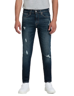 Jeans Skinny Levi's Lavado Desgastado Para Hombre