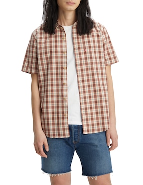 Camisa Casual Levi's De Algodón Manga Corta Para Hombre