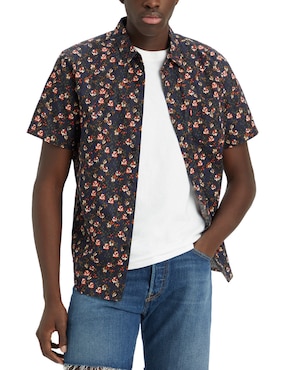 Camisa Casual Levi's De Algodón Manga Corta Para Hombre