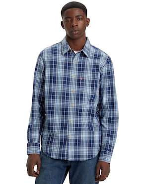 Camisa Casual Levi's De Algodón Manga Larga Para Hombre