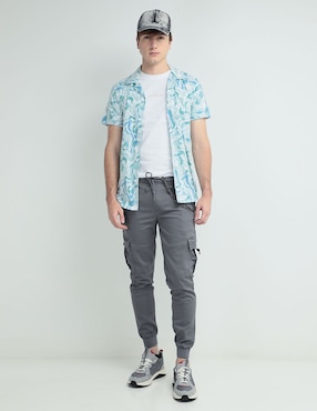 Camisa casual That's It de algodón manga corta para hombre