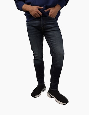 Jeans Ajustado American Eagle Lavado Obscuro Para Hombre