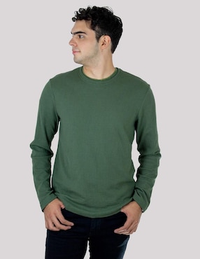 Playera Buffalo Jeans David Bitton cuello redondo para hombre