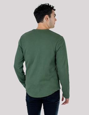 Playera Buffalo Jeans David Bitton cuello redondo para hombre