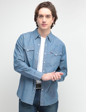 Camisa Casual Levi'S De Algodón Manga Larga Para Hombre