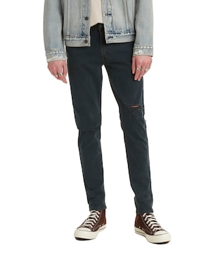 Jeans Skinny Levi's Lavado Desgastado Para Hombre