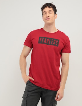 Playeras rojas online hombre