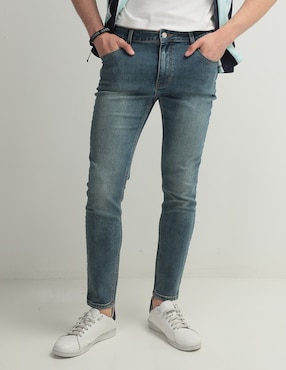 Jeans Slim That's It Lavado Stone Wash Para Hombre