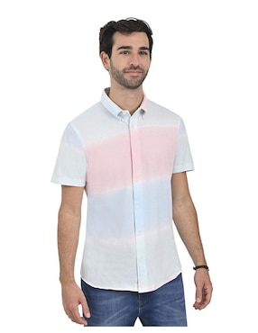 Camisa Casual Supply De Algodón Manga Corta Para Hombre