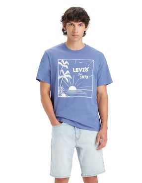 Playera Levi's Cuello Redondo Para Hombre