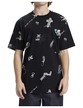 Playera DC Shoes Scribble Cuello Redondo Para Hombre