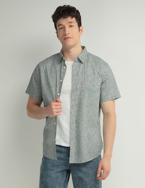 Camisa Casual Levi'S De Algodón Manga Corta Para Hombre