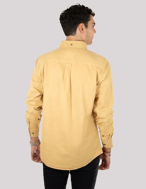 Camisa casual Buffalo Jeans David Bitton de algodón manga larga para hombre