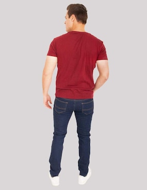 Playera Buffalo Jeans David Bitton cuello redondo para hombre