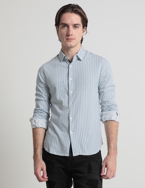 Camisa Casual That'S It De Algodón Manga Larga Para Hombre