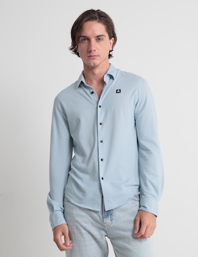 Camisa Casual That's It De Algodón Manga Larga Para Hombre