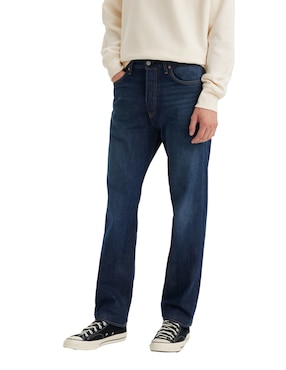 Jeans Slim Levi's 501 Lavado Desgastado Para Hombre